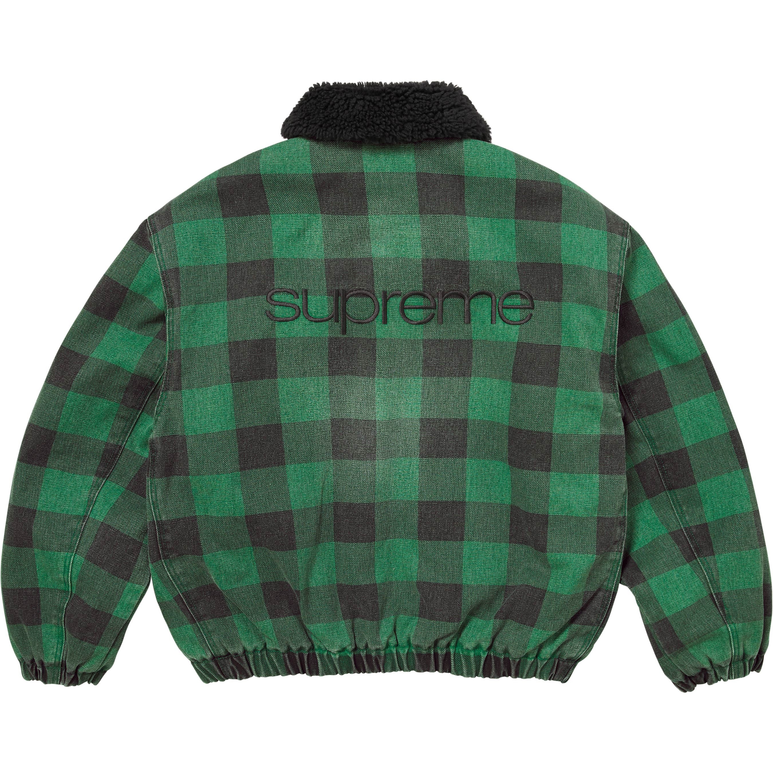 Faux Shearling Lined Bomber Jacket view 7